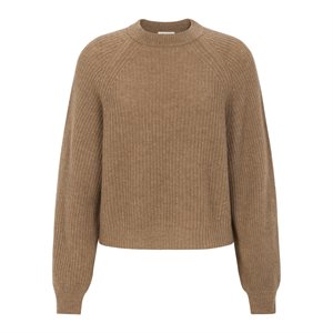 Esmé Studios - ESJutta O-neck Knit - Brown